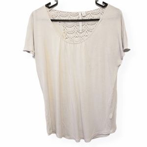 Lauren Conrad Crochet Back Top